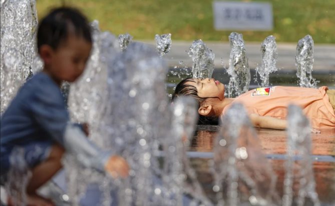 Κίνα ζέστη καύσωνας