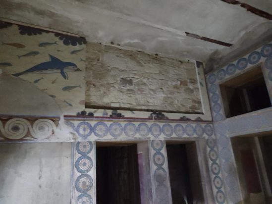 Κνωσός: Τι απαντά το υπουργείο Πολιτισμού για το τμήμα τοιχογραφίας στον αρχαιολογικό χώρο που κατέρρευσε