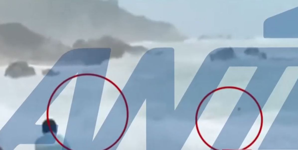 Λευκάδα: Βίντεο ντοκουμέντο από την στιγμή που ο 30χρονος «παλεύει» με τα κύματα – «Ήταν δύσκολο να τον προσεγγίσουμε»