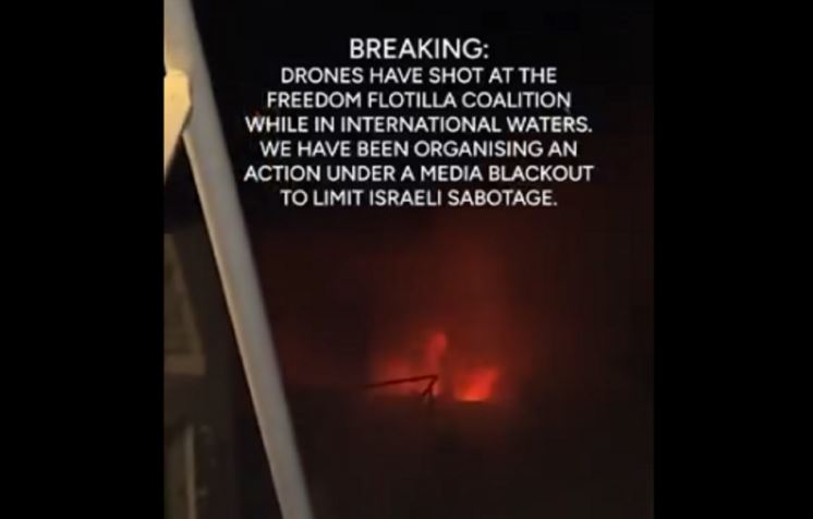 Μάλτα: Πλοίο που μετέφερε ακτιβιστές και βοήθεια προς την Γάζα δέχτηκε επίθεση από drones σε διεθνή ύδατα – Η έκκληση Έλληνα καθηγητή