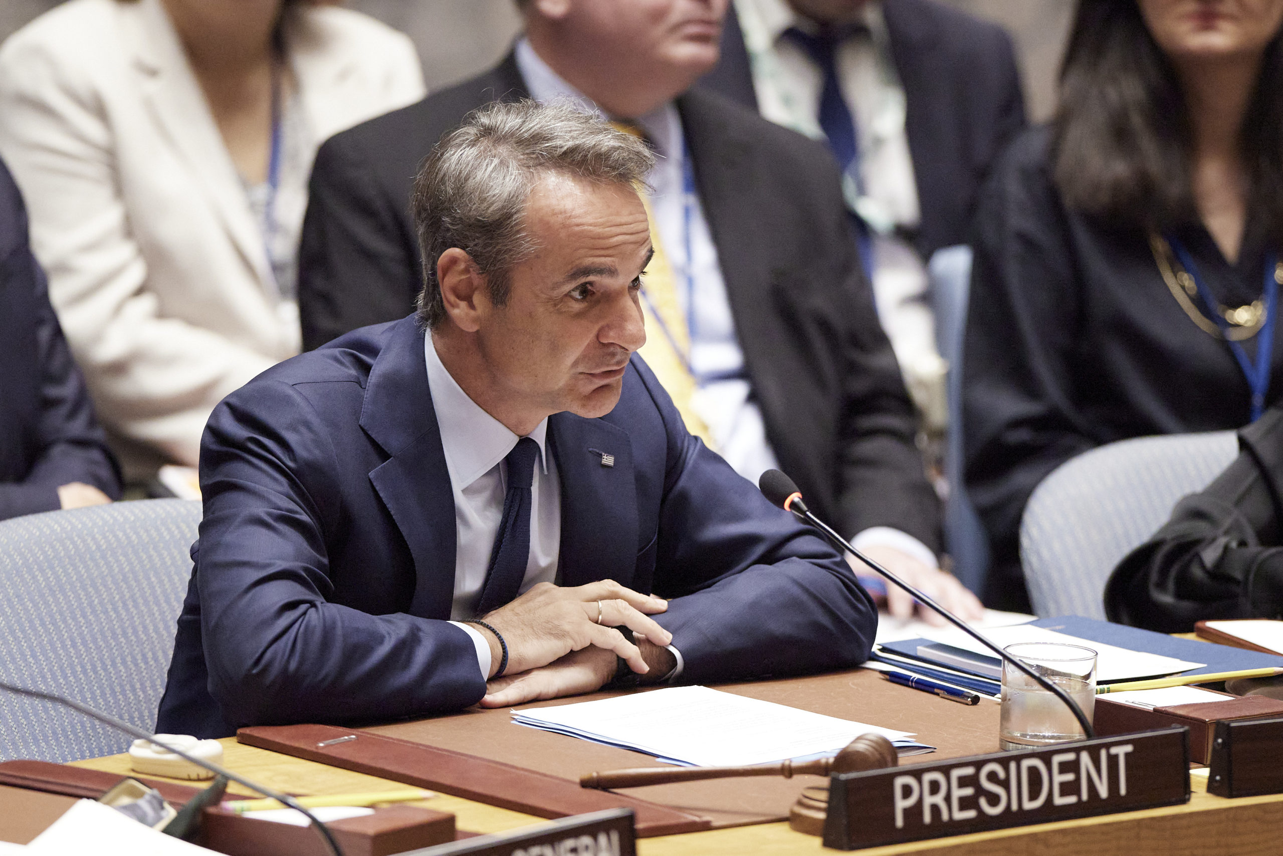 Κυριάκος Μητσοτάκης στο Συμβούλιο Ασφαλείας του ΟΗΕ: Δεσμεύομαι ότι η Ελλάδα θα παραμείνει φύλακας της ελεύθερης ναυσιπλοΐας