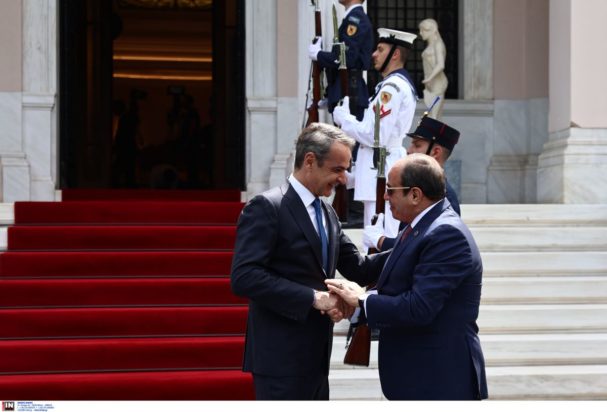 Κυριάκος Μητσοτάκης Αμπντέλ Φατάχ Αλ Σίσι