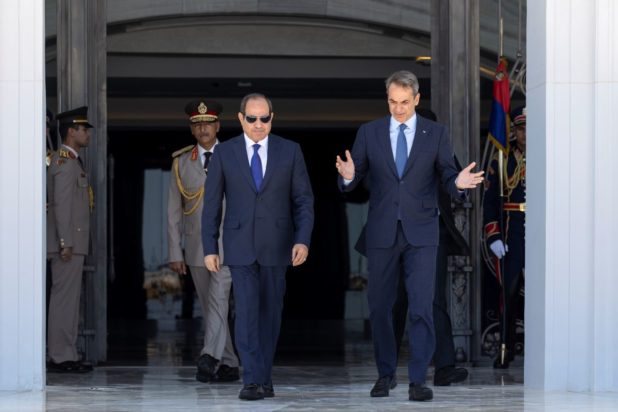 Κυριάκος Μητσοτάκης Αμπντέλ Φατάχ Αλ Σίσι