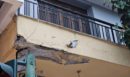 Ηράκλειο: Κατέρρευσε τμήμα μπαλκονιού από τον 4ο όροφο κτιρίου – Από τύχη δεν υπήρξαν τραυματισμοί