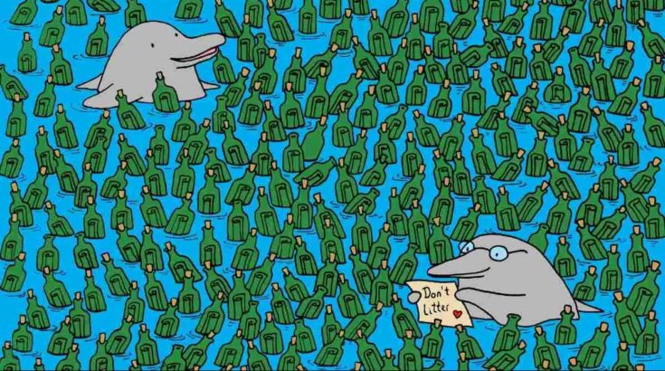 Οπτική ψευδαίσθηση: Μόνο το 1% των ανθρώπων θα βρει τα 5 άδεια μπουκάλια σε 5 δευτερόλεπτα