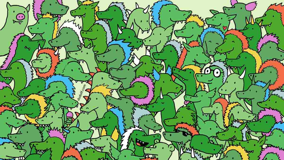 Μόνο αν έχετε αετίσια ματιά θα βρείτε τους τρεις κροκόδειλους σε 10 δευτερόλεπτα