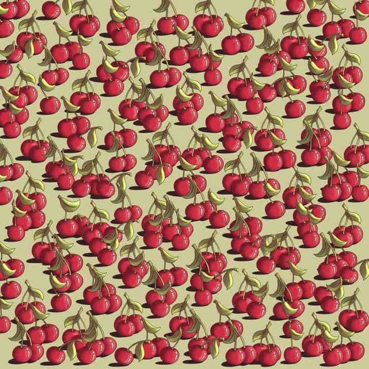 Οπτική ψευδαίσθηση, ντομάτα