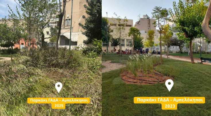 «Εικόνες ντροπής στα πάρκα της Αθήνας» καταγγέλλει η δημοτική παράταξη του Κώστα Μπακογιάννη