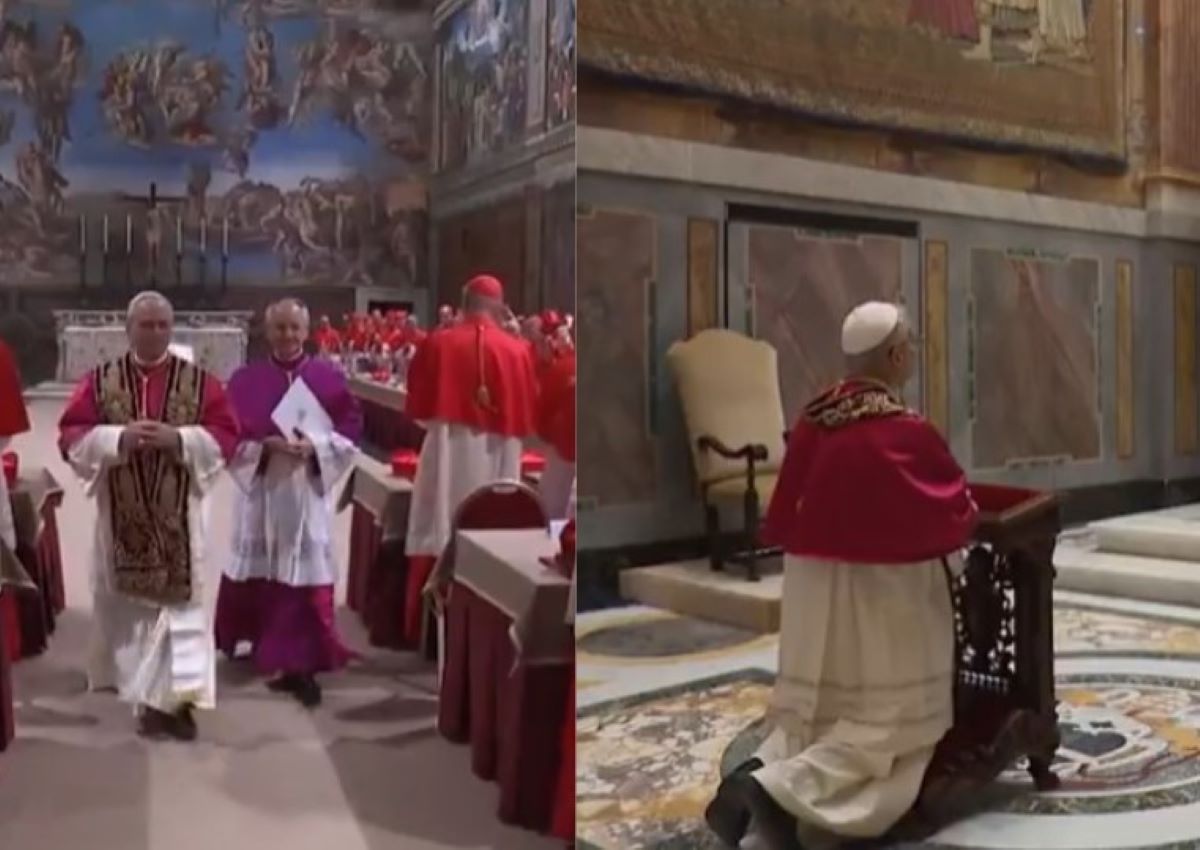 Πάπας Λέων ΙΔ΄: Οι συγκινητικές στιγμές αμέσως μετά την εκλογή του – Το βίντεο μέσα από την Καπέλα Σιξτίνα