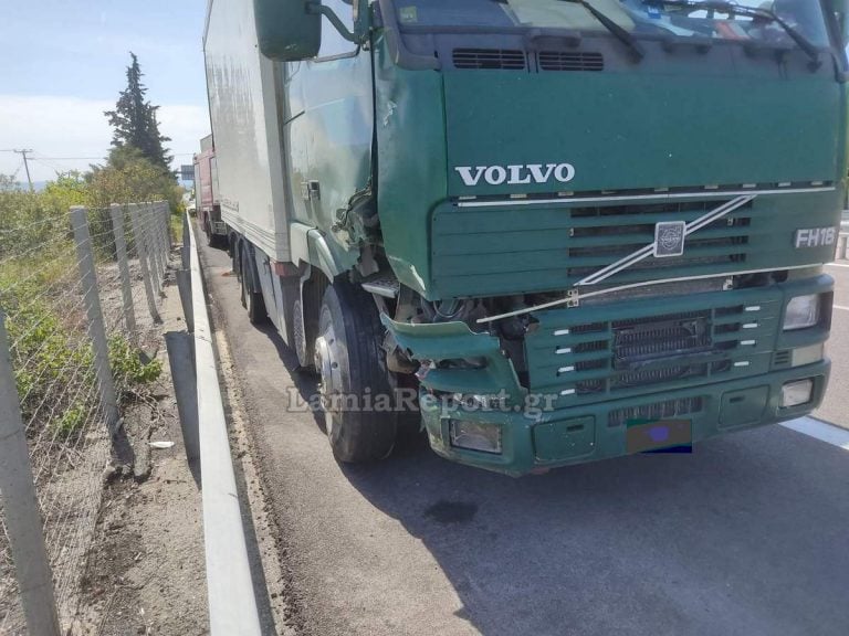Φθιώτιδα: Σοβαρό τροχαίο στην Εθνική Οδό: Φορτηγό συγκρούστηκε με ταξί – Δείτε φωτογραφίες