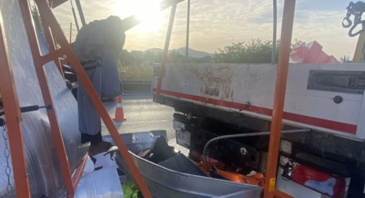 Τροχαίο στην Ε.Ο. Θεσσαλονίκης - Μουδανίων