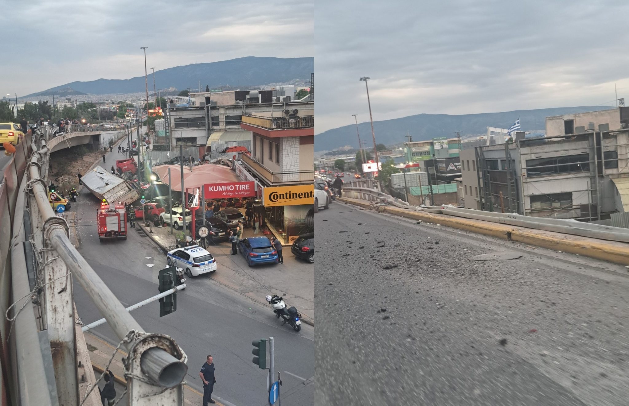 Τροχαίο, φορτηγό, Πέτρου Ράλλη