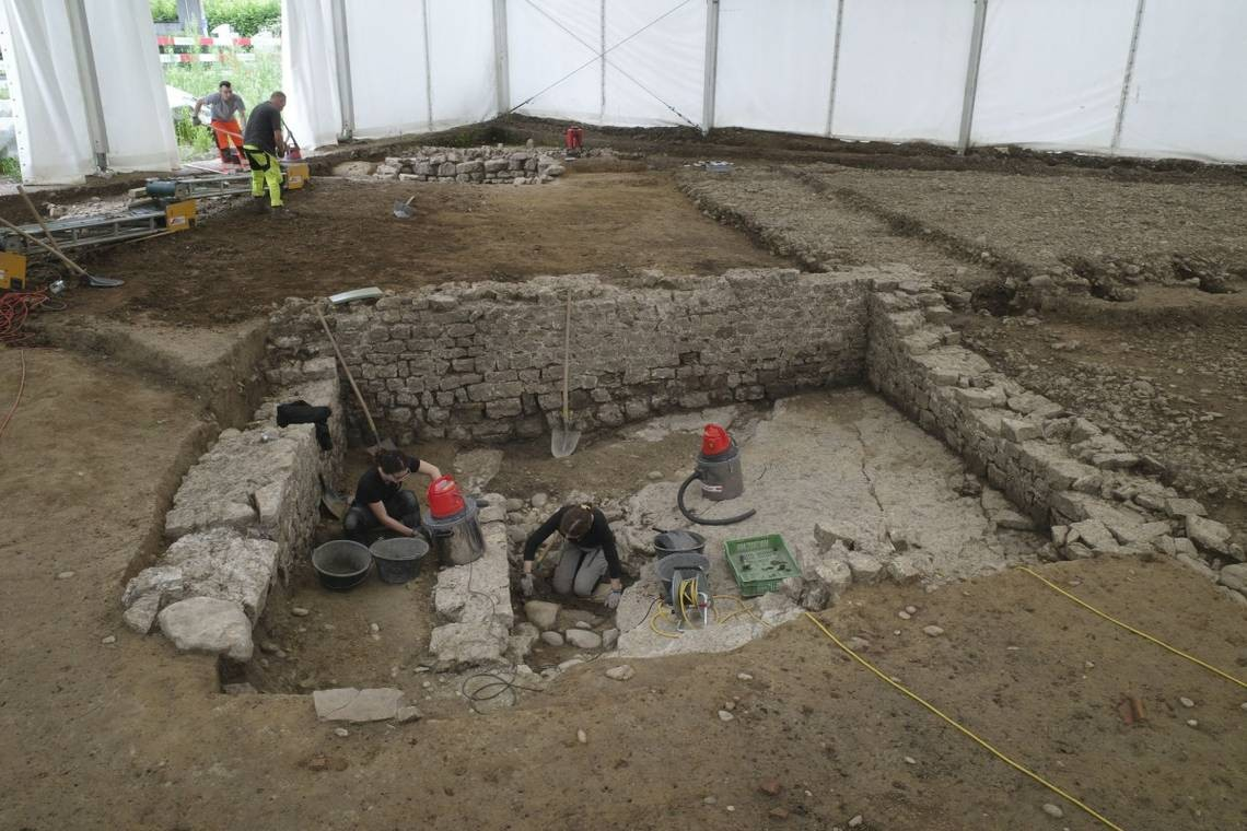 Σύμφωνα με τους εμπειρογνώμονες, πολλά από τα ρωμαϊκά κτίρια, είνα διατηρημένα σε πολύ καλή κατάσταση. Φωτογραφία: Καντόνι του Ααργκάου