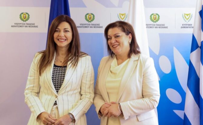 Σοφία Ζαχαράκη από την Κύπρο: Συμπόρευση και στα θέματα της Παιδείας