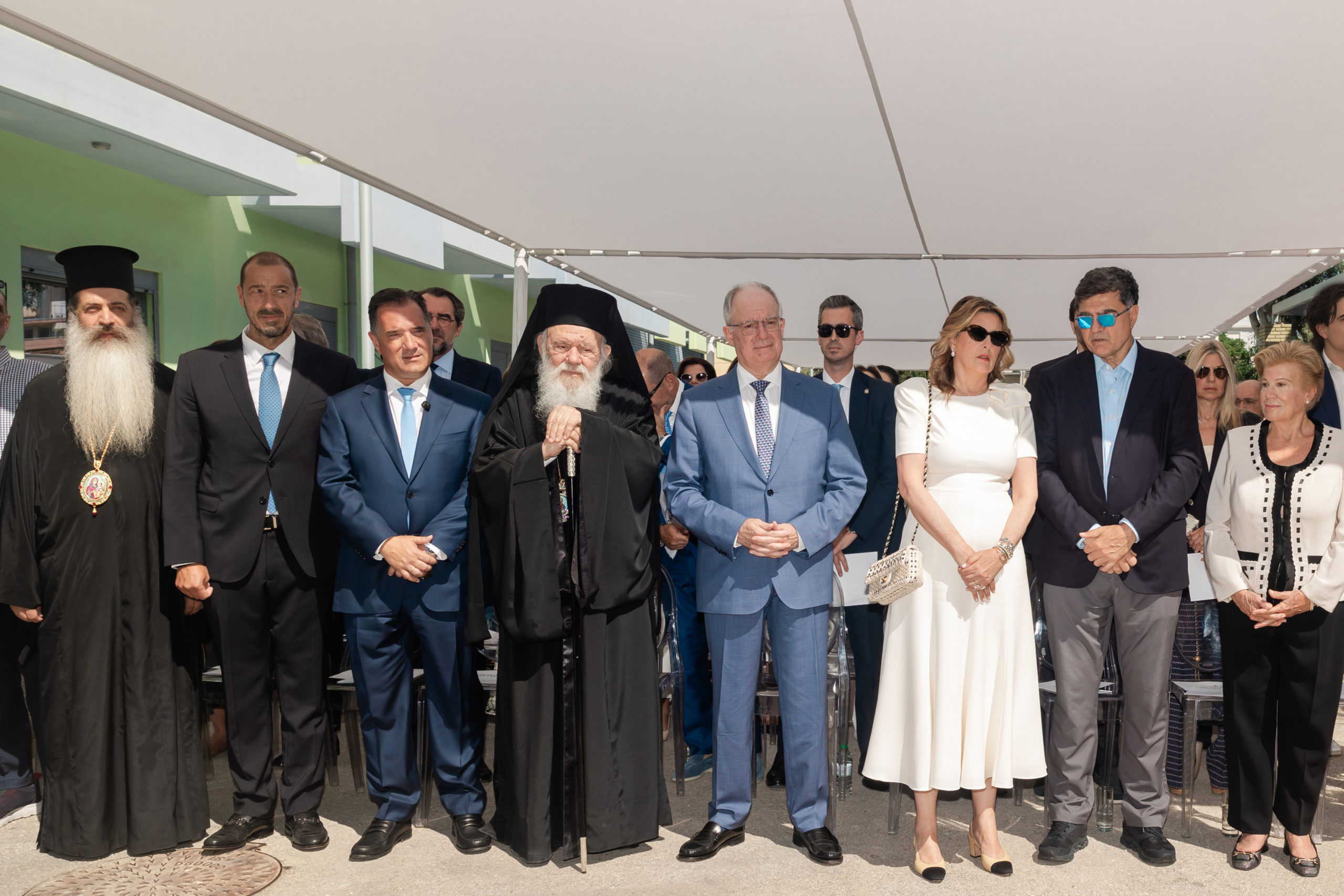 Αποκαλυπτήρια του αγάλματος της Μαριάννας Βαρδινογιάννη στο Ογκολογικό Νοσοκομείο Παίδων