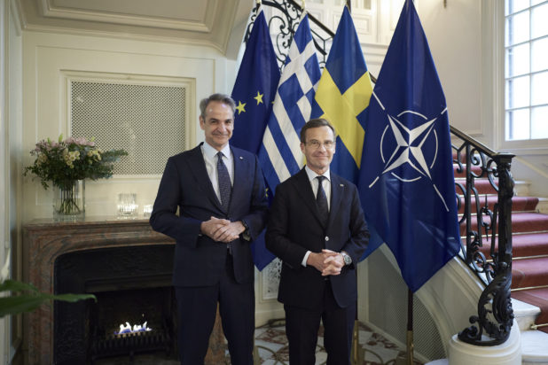 Συνάντηση Μητσοτάκη - Κρίστερσον