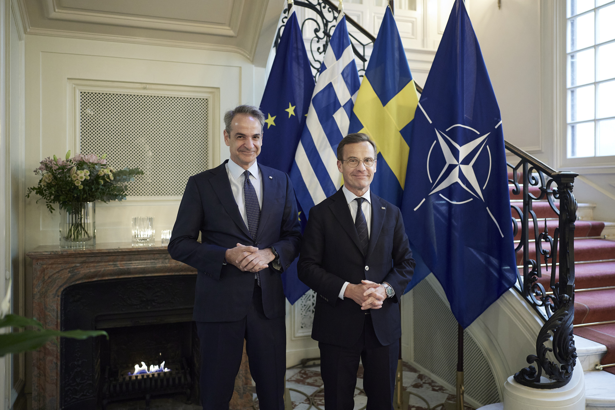 Συνάντηση Μητσοτάκη - Κρίστερσον