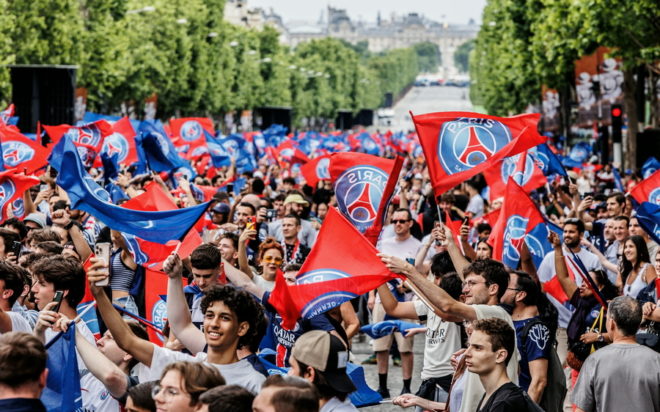 Παρί Σεν Ζερμέν Παρέλαση