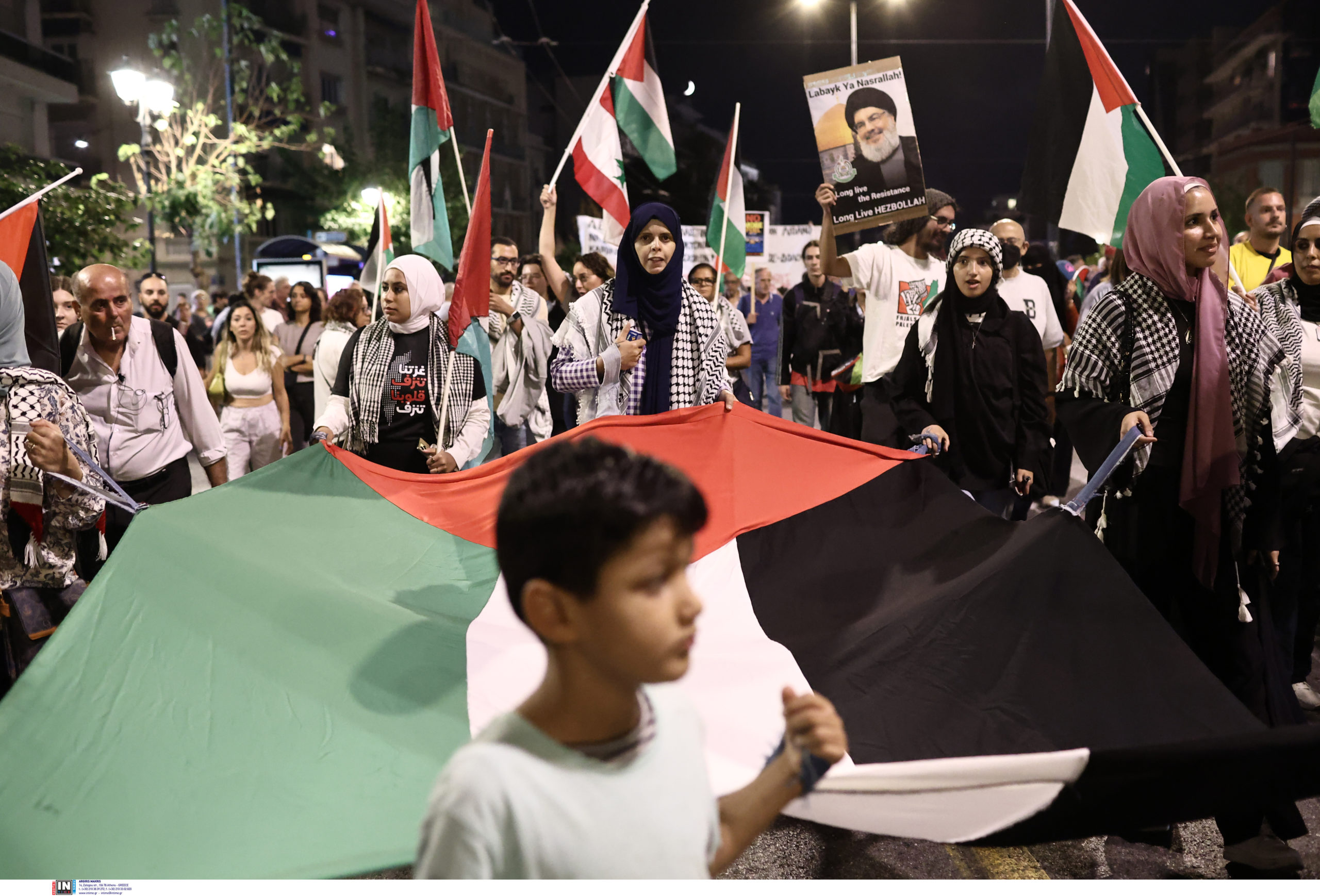 Αθήνα: Συγκέντρωση και πορεία διαμαρτυρίας στην ισραηλινή πρεσβεία – «Για το Madleen, για την Freedom Flotilla, για την Παλαιστίνη»