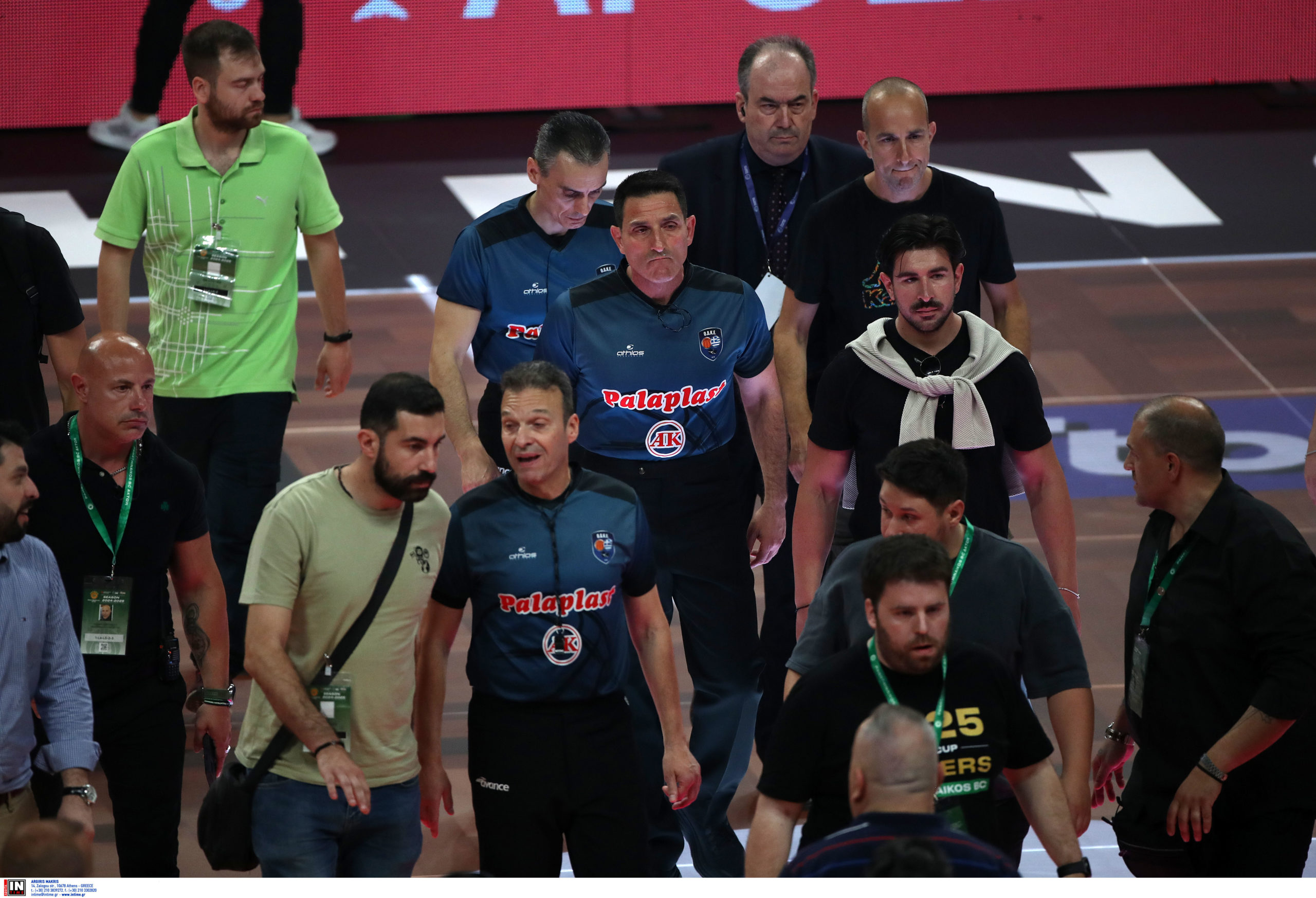 Παναθηναϊκός – Ολυμπιακός: Το φύλλο αγώνα του τρίτου τελικού – Τι έγραψαν οι διαιτητές για Φουρνιέ, Ναν και συνθήματα