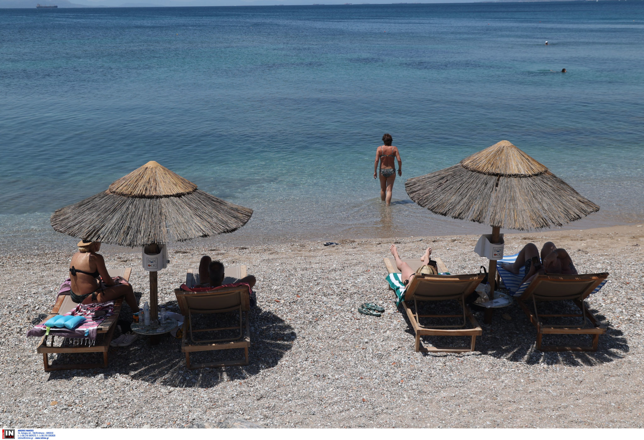 Καιρός παραλία καύσωνας