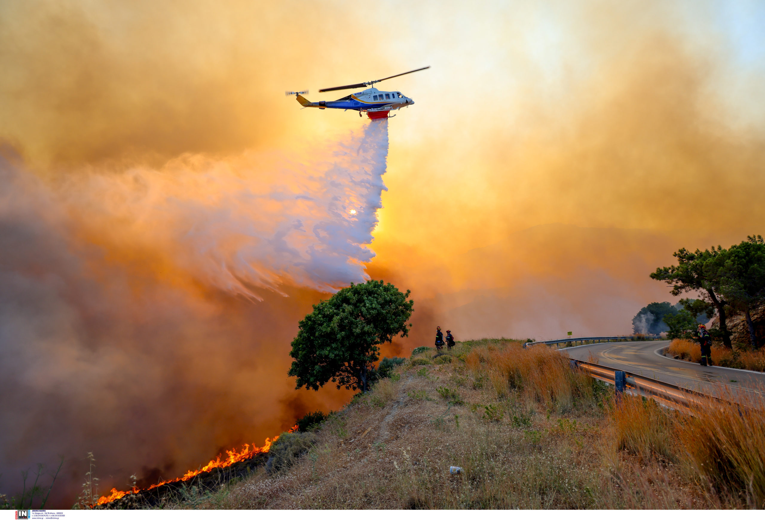 Φωτιά στην Χίο
