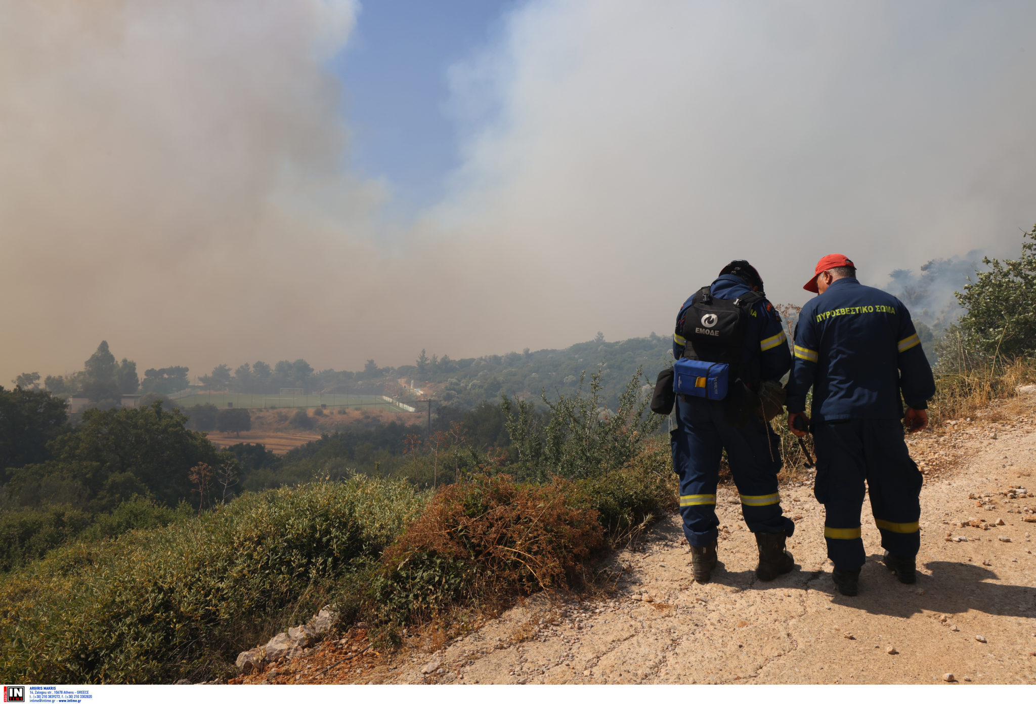 Χίος, φωτιά