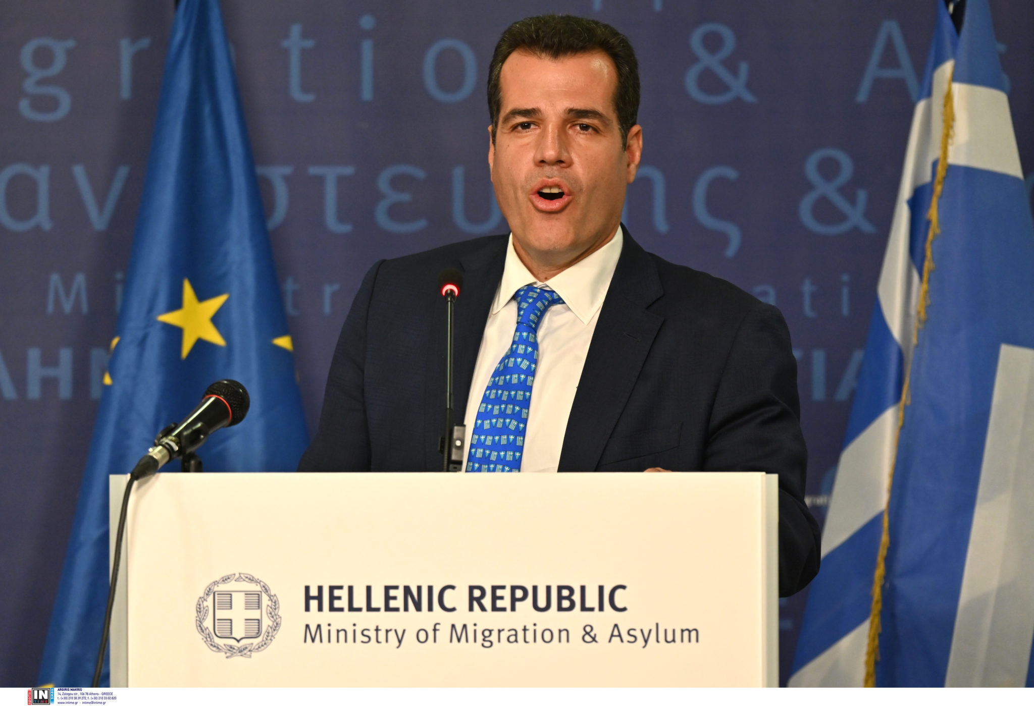 Τελετή παράδοσης-παραλαβής στο υπουργείο Μετανάστευσης - Πλεύρης