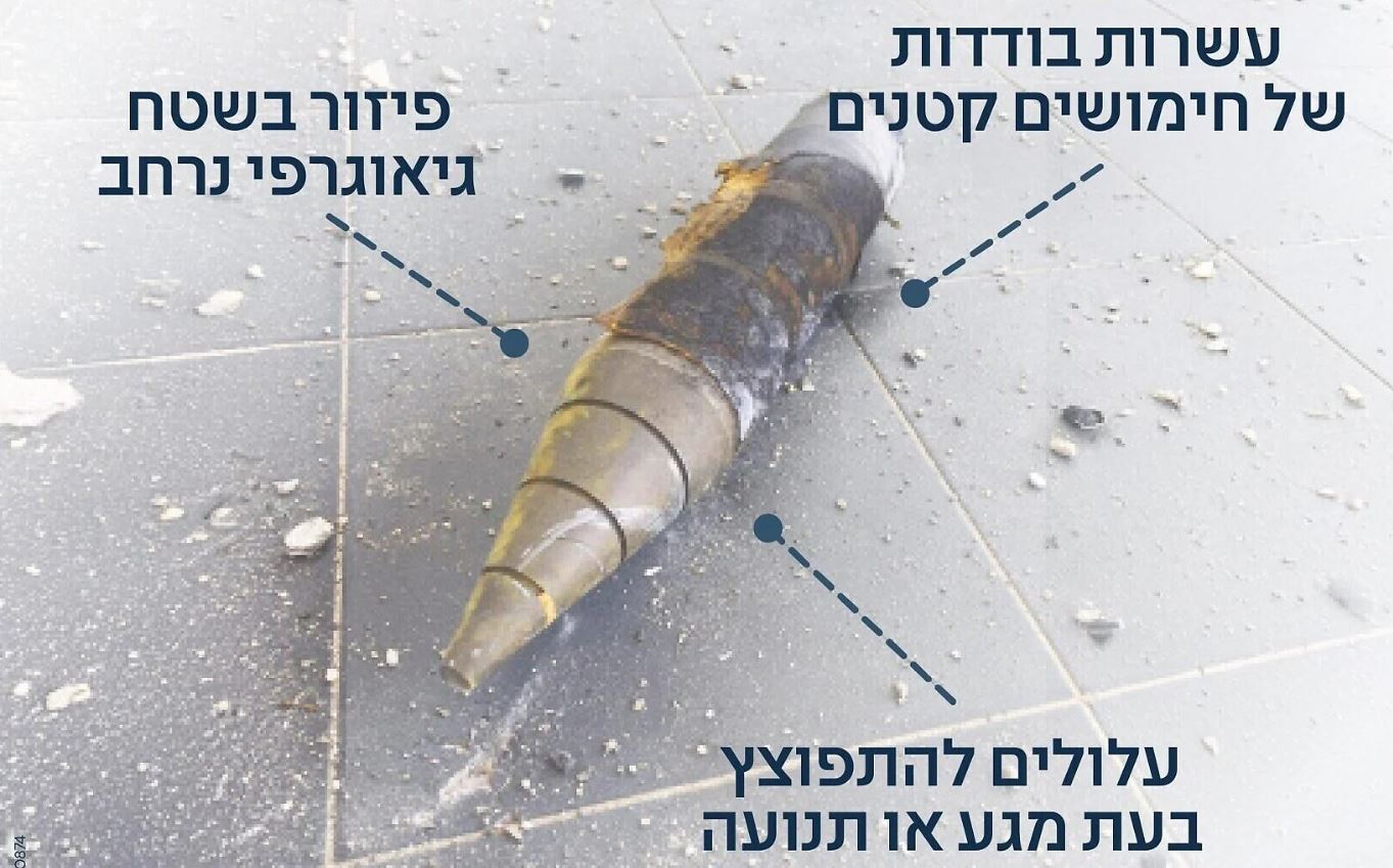 Ισραήλ: Υποστηρίζει ότι το Ιράν χτύπησε το κεντρικό Ισραήλ με τουλάχιστον έναν βαλλιστικό πύραυλο διασποράς