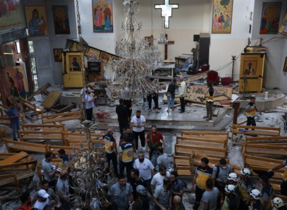 Δαμασκός εκκλησία Αγίου Ηλία επίθεση