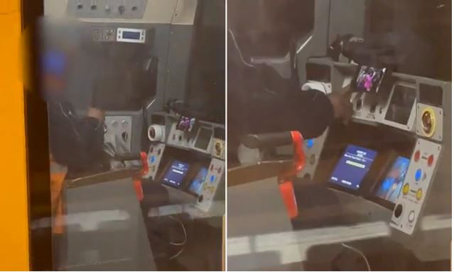 Βίντεο: Οδηγός του μετρό πλέκει και παρακολουθεί βίντεο στο τηλέφωνό του