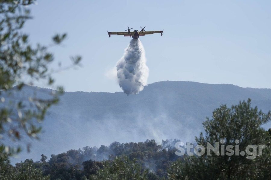 Φωτιά στην Λέσβο