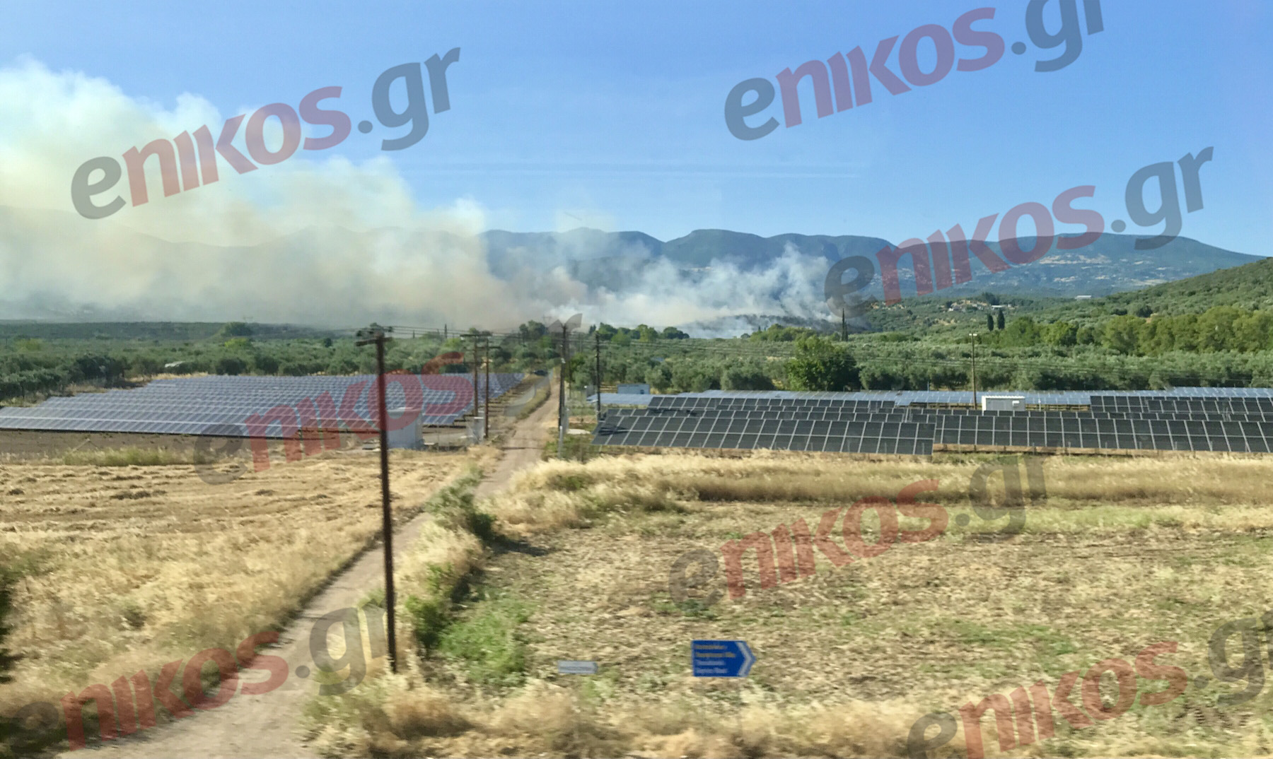 Φωτιά στη Φθιώτιδα – Επιχειρούν 8 εναέρια μέσα, ήχησε το 112