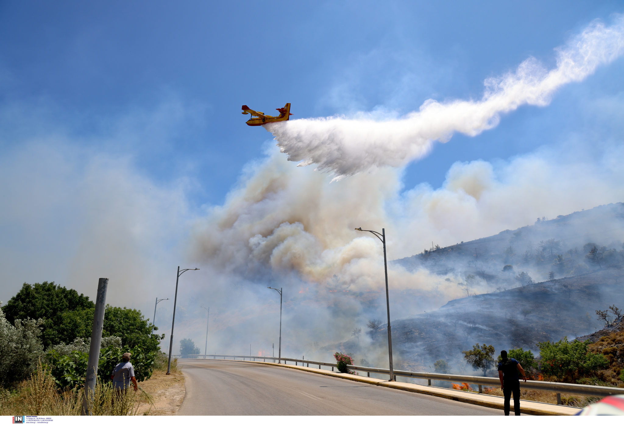 Φωτιά στην Χίο
