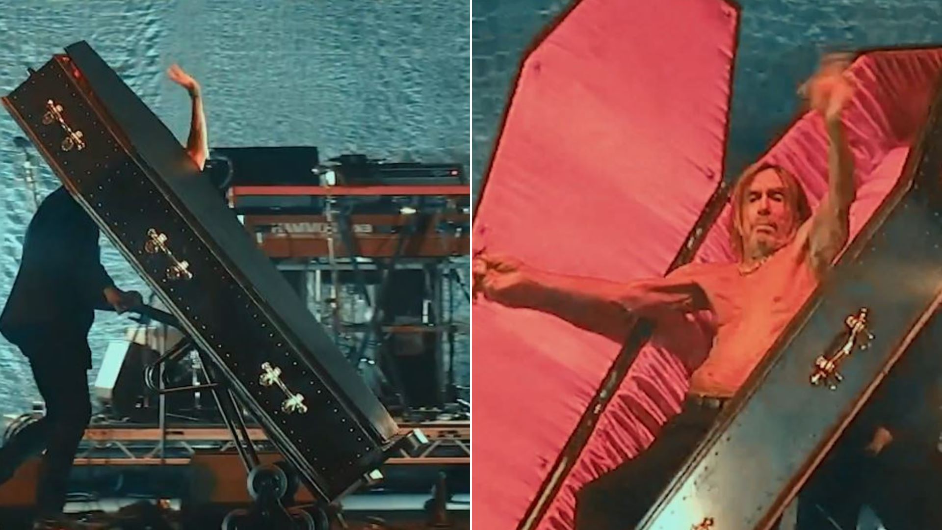 Iggy Pop: Βίντεο από τη μακάβρια έξοδό του από τη σκηνή μέσα σε… φέρετρο – «Ο τρόπος που φεύγεις είναι σημαντικός»