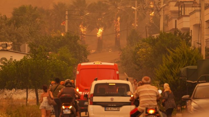 Τουρκία Σμύρνη φωτιά