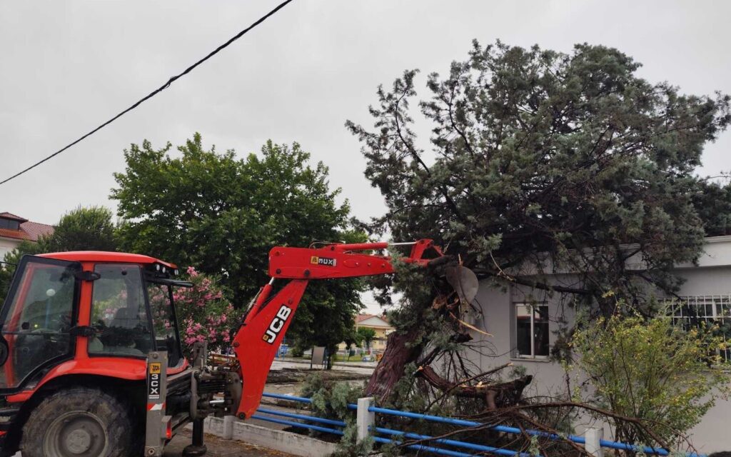 Ζημιές από την κακοκαιρία στην Καρδίτσα