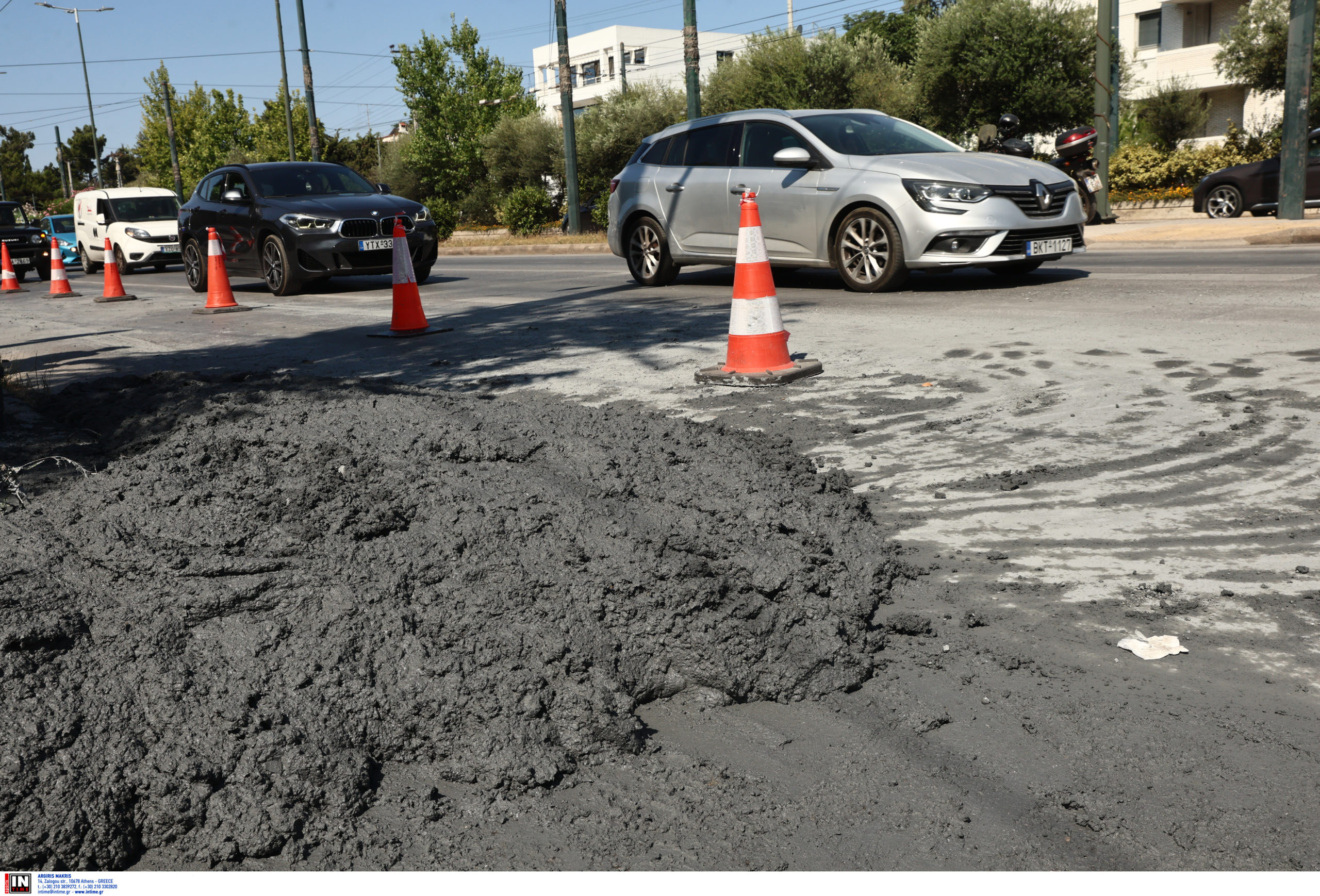 Κηφισίας, μπετόν