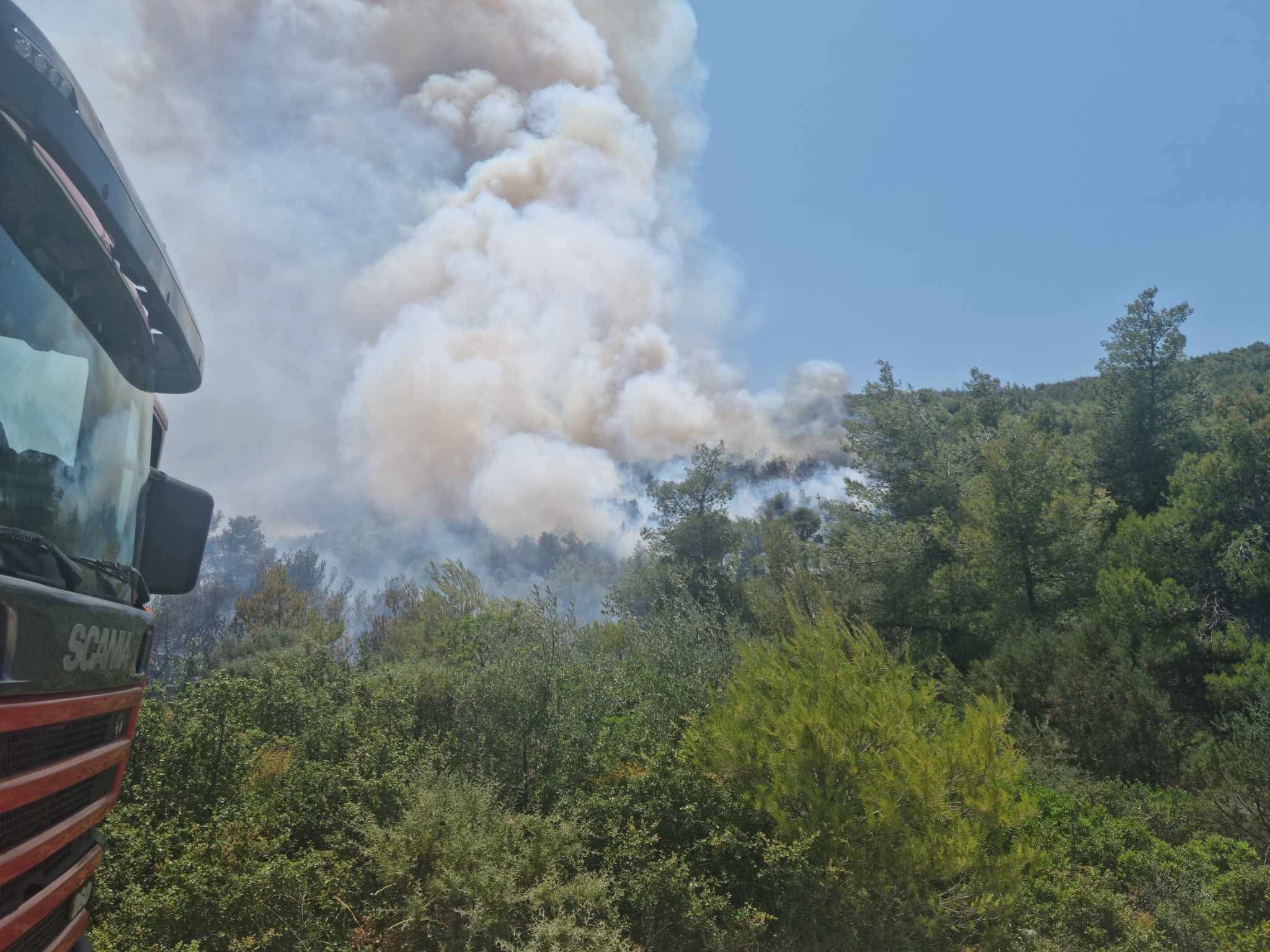 Φωτιά στον Μαραθώνα: Επιχειρούν 120 πυροσβέστες, δασοκομάντος και 17 εναέρια μέσα – Στην περιοχή μεταβαίνει το επιχειρησιακό κέντρο «Όλυμπος»