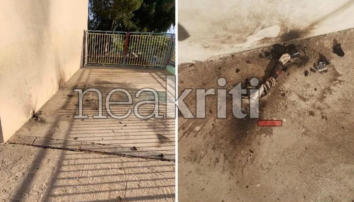 Ρέθυμνο: Άγνωστοι πέταξαν μολότοφ σε δημοτικό σχολείο