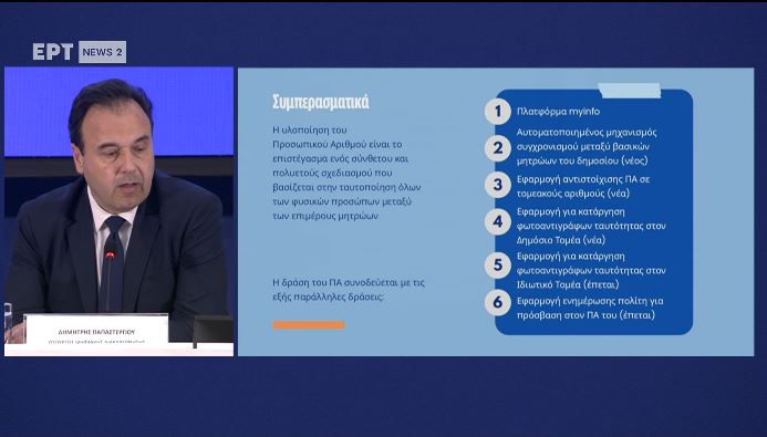 ΑΠΕΥΘΕΙΑΣ – Η συνέντευξη Τύπου Παπαστεργίου – Χρυσοχοΐδη για τον Προσωπικό Αριθμό