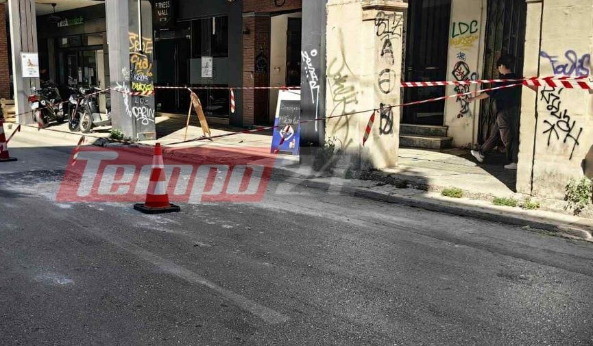 Πάτρα: Νέο περιστατικό με πτώση σοβάδων από μπαλκόνι στο κέντρο της πόλης