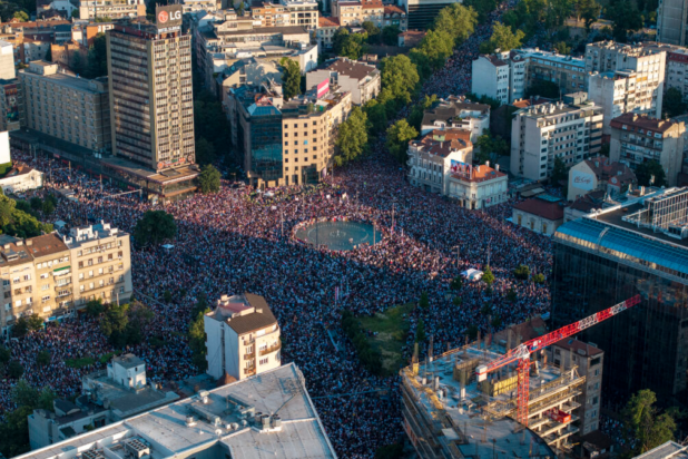 Σερβία διαδηλώσεις