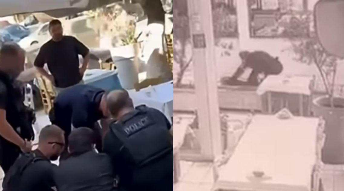 Θεσσαλονίκη: Βίντεο ντοκουμέντα καταγράφουν τη σύλληψη του Ισπανού «σαμουράι» που μπούκαρε με σπαθί σε ταβέρνα 