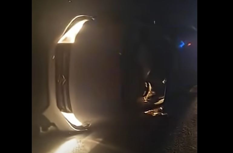 Τροχαίο στην Εγνατία Οδό: Ένας νεκρός και ένας σοβαρά τραυματίας από τη σύγκρουση μηχανής με αυτοκίνητα – Βίντεο