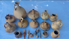 Ταφικά αντικείμενα της Ελληνιστικής Εποχής. Φωτογραφία: Arkeonews