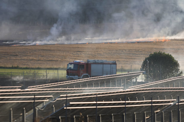 Λάρισα φωτιά