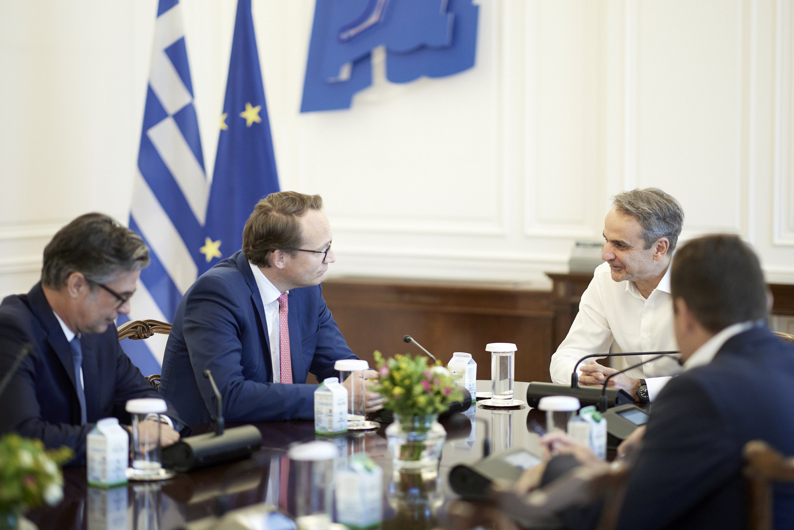 Μητσοτάκης: Συναντήθηκε με τον διευθύνοντα σύμβουλο της RWE AG, Δρ. Markus Krebber