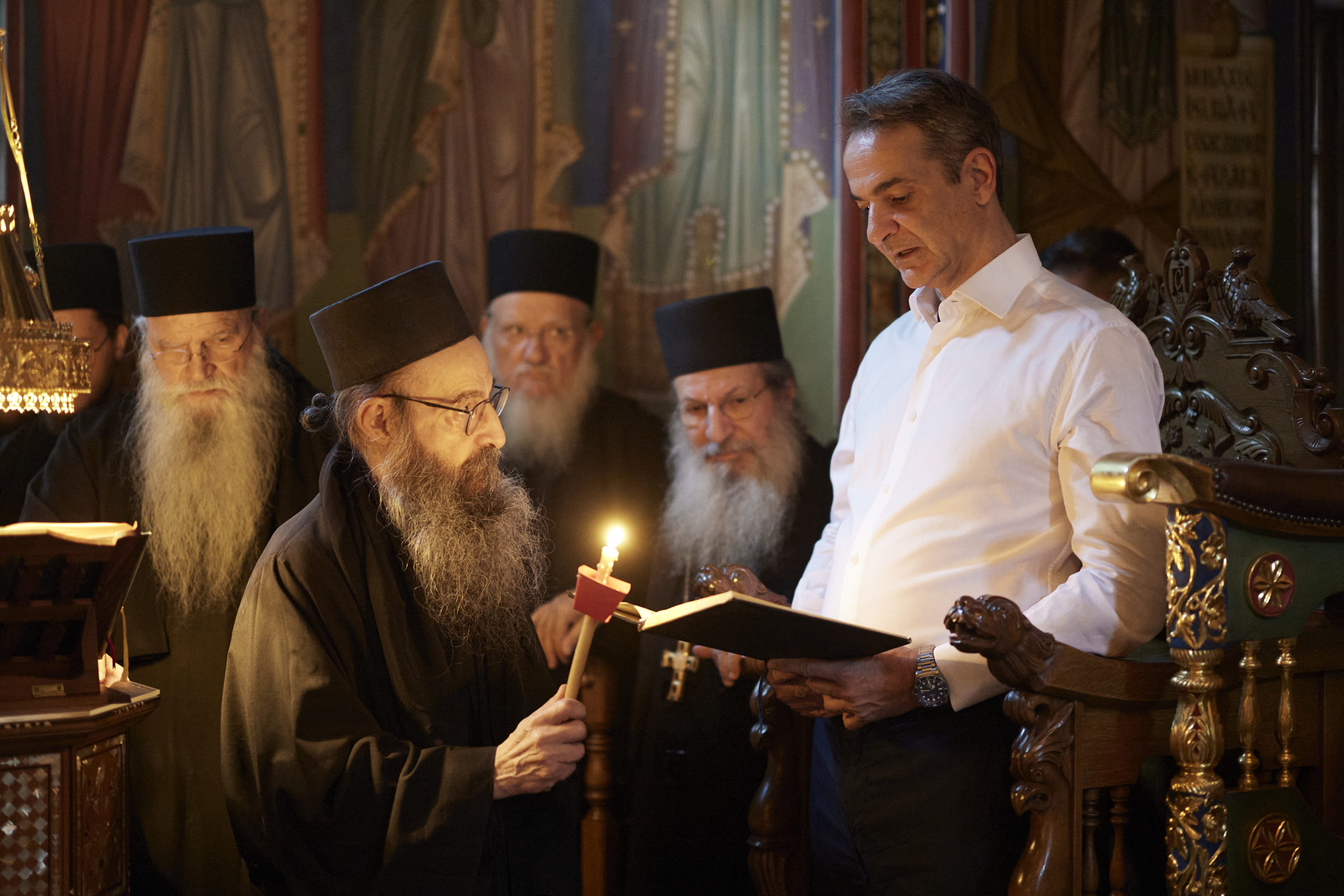 Κυριάκος Μητσοτάκης Άγιον Όρος