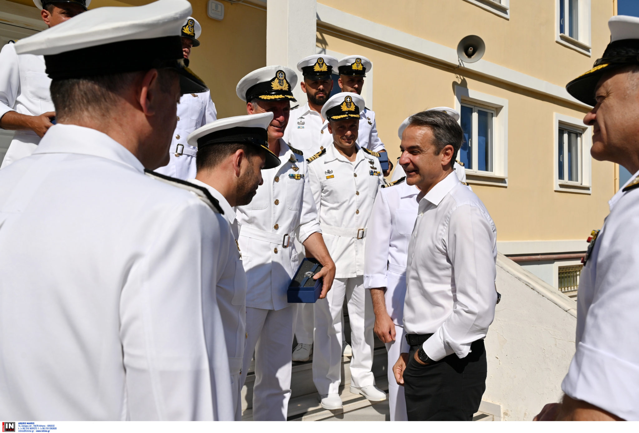 Κυρ. Μητσοτάκης στην εκδήλωση δωρεάς καταδυτικών ρολογιών στα στελέχη της ΔΥΚ